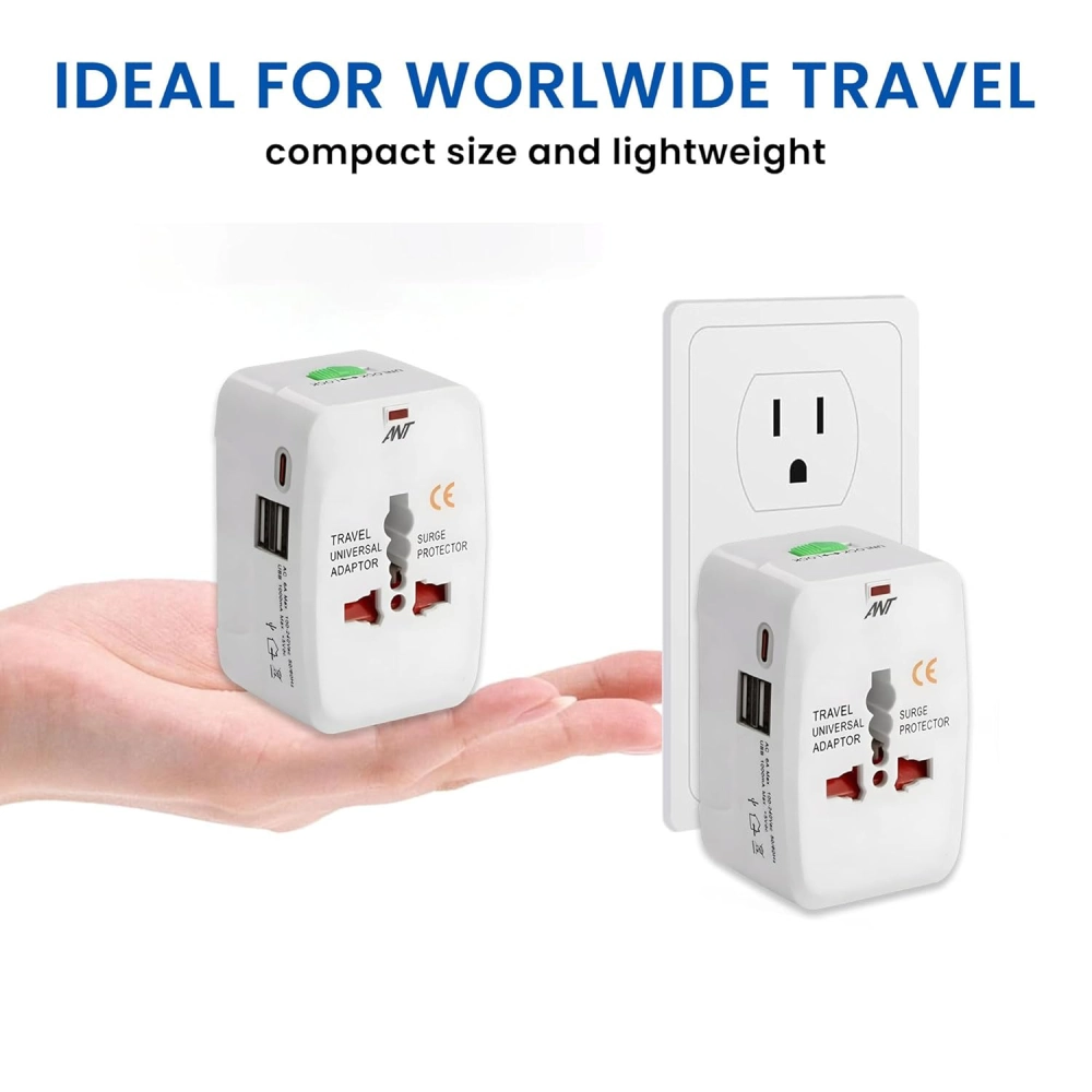 Ant International Power Plug USB To Type-C Amigo 201 (White) view 3